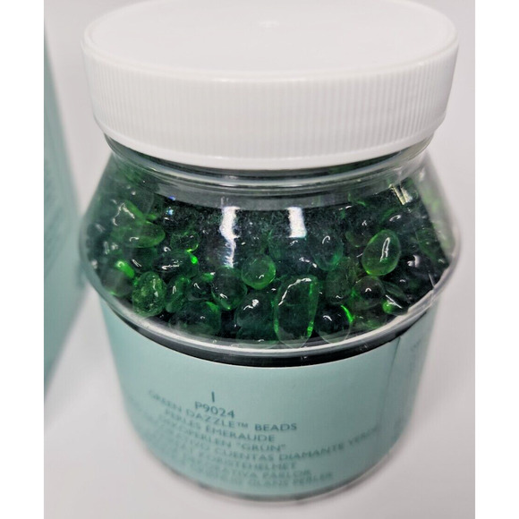 PartyLite Dazzle Beads Green Retired NIB P9024/P6H - Picture 3 of 4